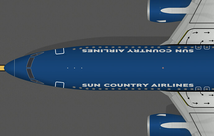 Sun%20Country%20Airlines%20B737800%20Blue%20Close%20up