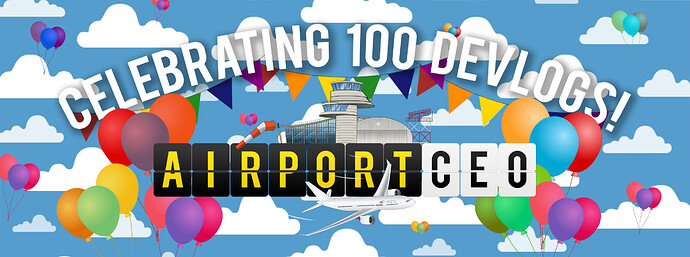 Airport-CEO-100-DevLog-Celebration