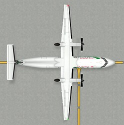 DHC-8-300 AC Jazz Green