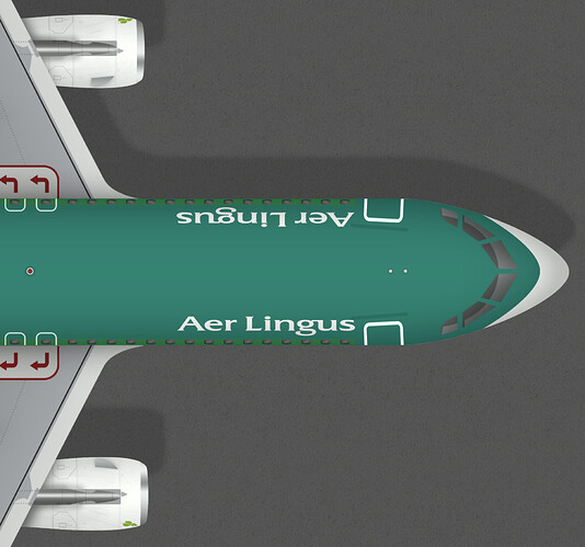 Aer Lingus A320 Nose