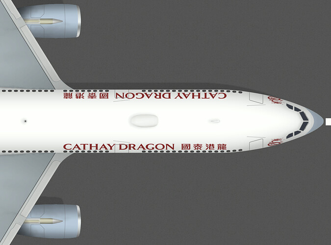Cathay Dragon A330-300 Nose