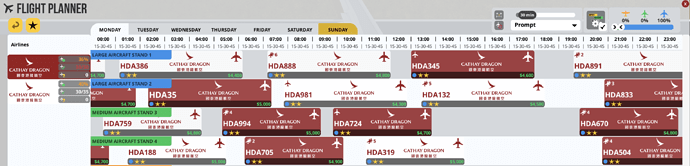 Cathay Dragon Flight Planner