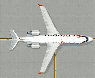 CRJ 100 AC Jazz Orange