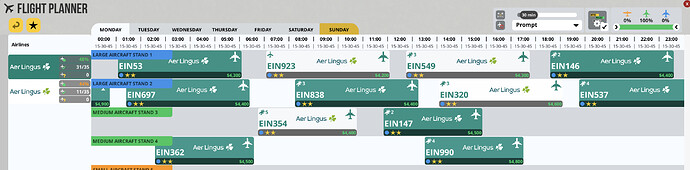 Aer Lingus Flight Planner