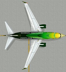 B737-700 Portland Timbers