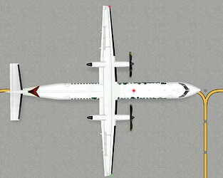 DHC8Q400 ZambiaAirways