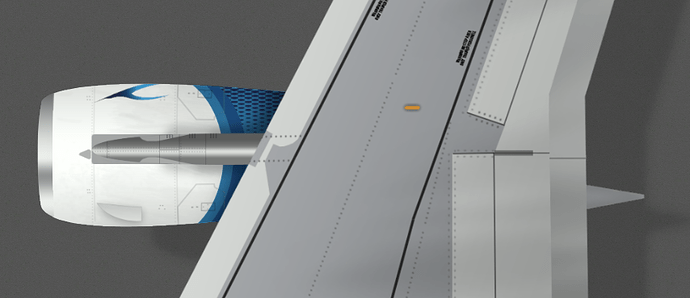 Kuwait Airways A320 Engine