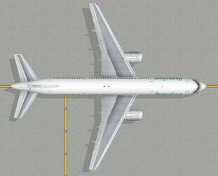 B757-200 White